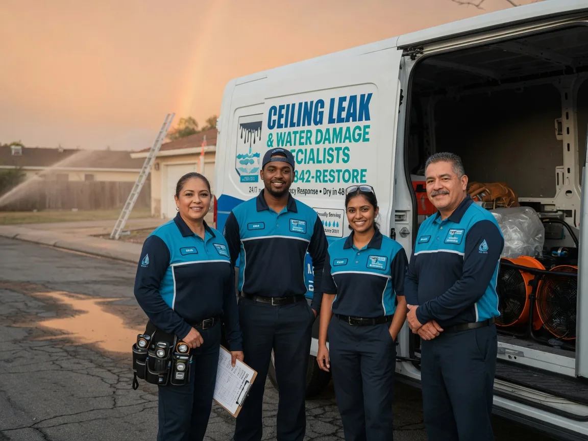 Ceiling Leak Cleanup company in Coulterville, CA