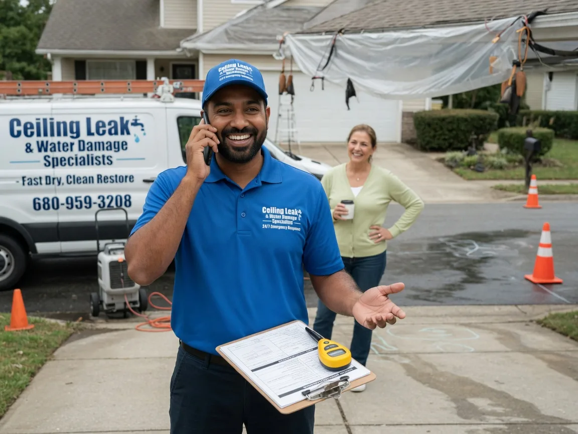 Ceiling Leak Cleanup Coulterville, CA FAQs